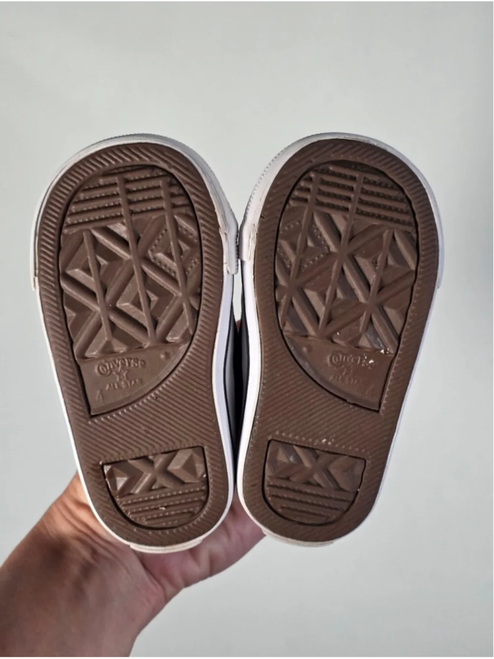 Converse Chuck Taylor All Star Slip On Toddler Sneakers Blue Canvas Shoes 4